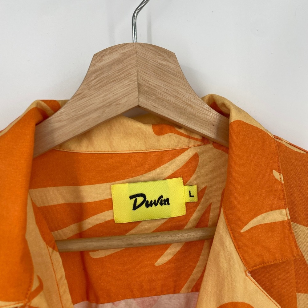 Duvin Hibiscus Crop Buttonup - Sunburnt - Picture 4 of 7